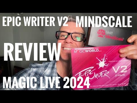 MAGIC LIVE 2024 // EPIC WRITER V2 AND ILLUMINATI MINDSCALE REVIEW magic review