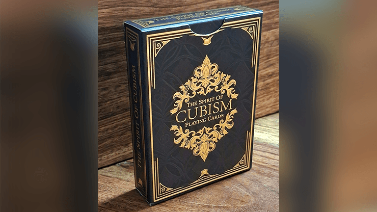 The Spirit of Cubism (Dark Black) Playing Cards magic trick