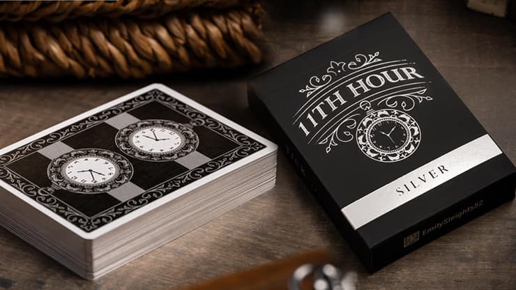 11th Hour (Gilded Silver Standard Edition) Playing Cards - magic trick