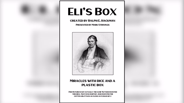 Eli's Box created by Ralph E. Hackman presented by Mark Strivings - magic trick