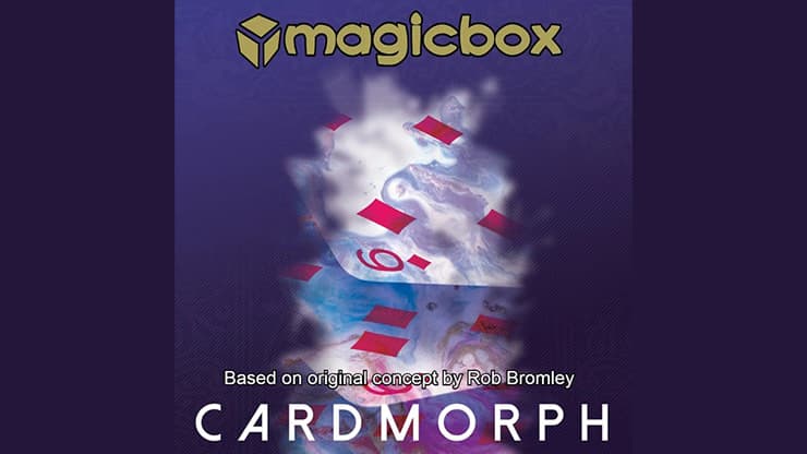 Card Morph (Blue Moving Pips Card) - magic trick