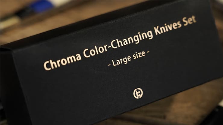Chroma Color-Changing Knives Set (Large Size) by TCC Magic - magic trick