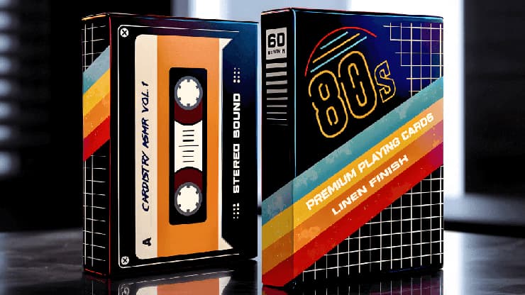 80s Playing Cards - magic trick