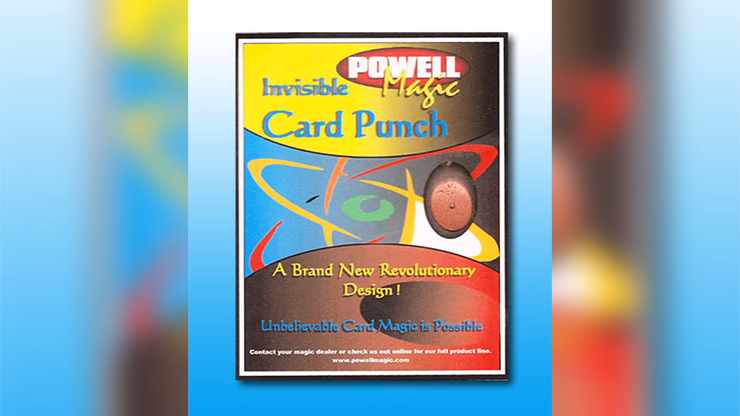Invisible Card Punch by Dave Powell - magic trick