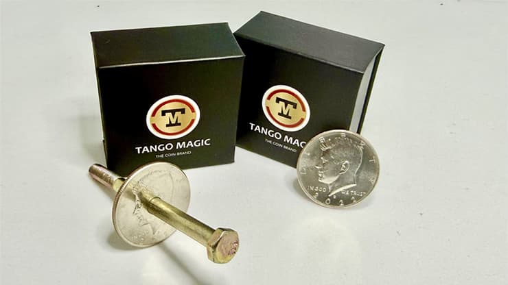 Screw Coin (Half Dollar) by Tango Magic - magic trick
