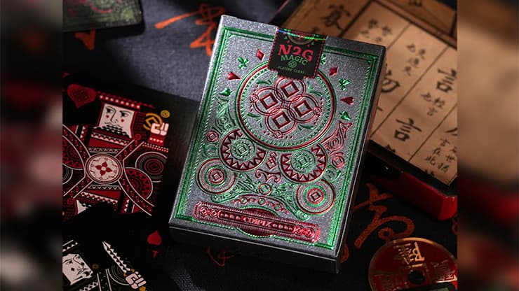COIPIX (Black) Playing Cards by N2G - magic trick