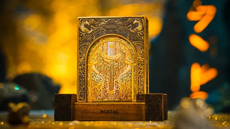 Portal Walnut Boxset Playing Cards by Ark Playing Cards - magic trick