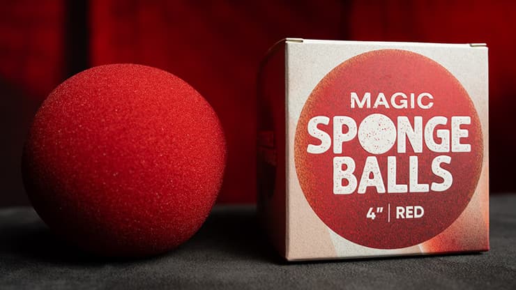 Magic Sponge Balls 1PK red 4" by Murphy's Magic - magic trick