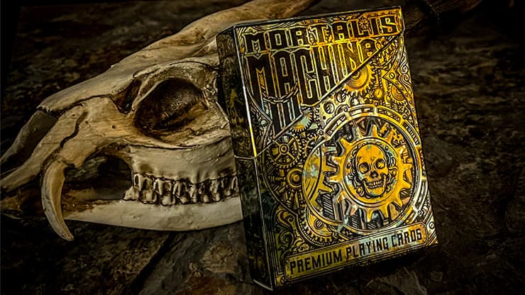 Mortalis Machina Cobalt Standard Edition Playing Cards - magic trick