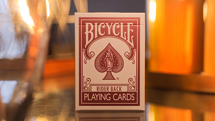Bicycle Metallic Ruby Playing Cards - magic trick