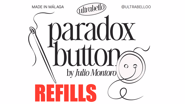 Paradox Button Refill (10 buttons + 1 envelope) by Julio Montoro and Ultrabello - magic trick