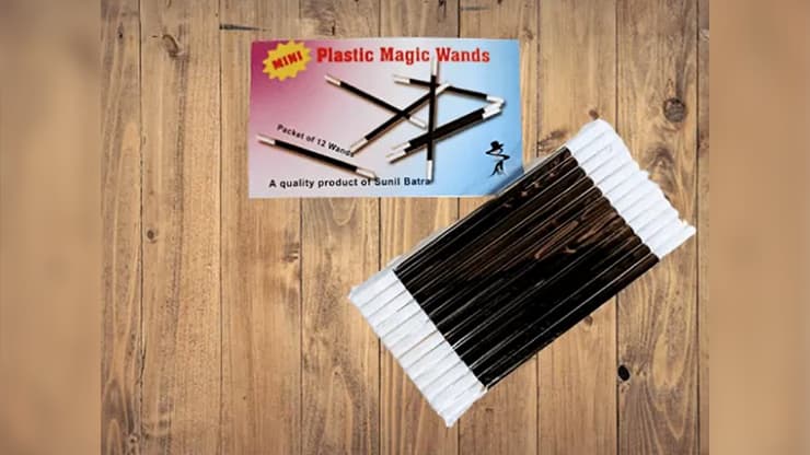 Mini Magic Wands (Black/12 perpack) - magic trick