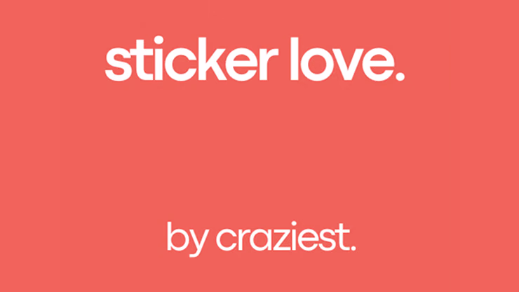 Sticker Love by Craziest - magic trick