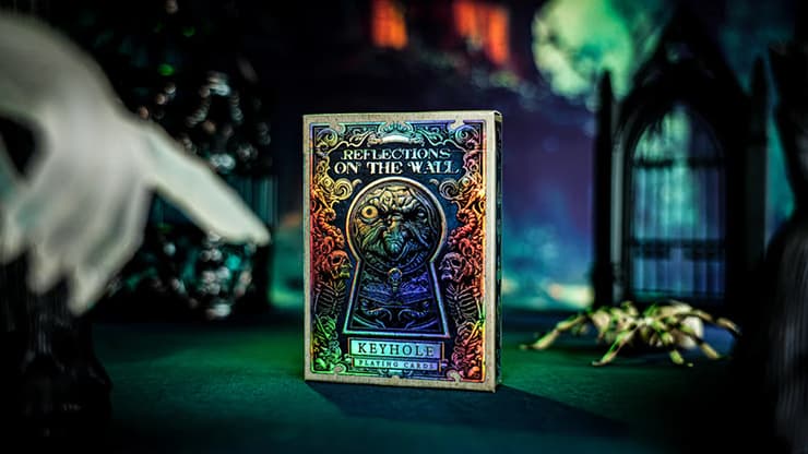 Keyhole Reflections on the Wall Playing Cards by Fashion TCC - magic trick