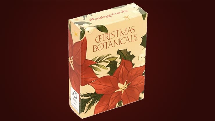 Christmas Botanicals Playing Cards by Puckator UK - magic trick