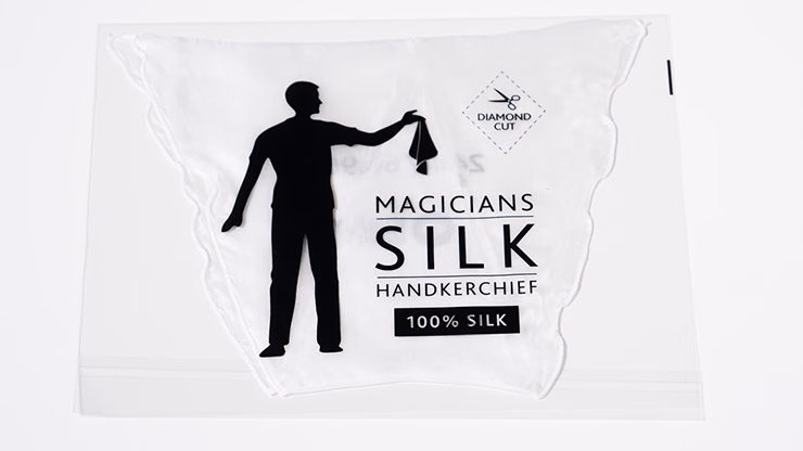 PRO SILK DIAMOND CUT WHITE 36" by Murphy's Magic - magic trick