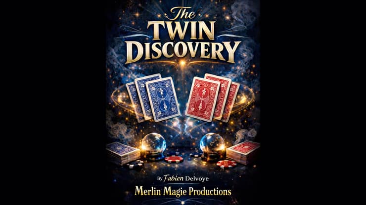 The Twin Discovery by Fabien Delvoye & Merlin Magie Productions (Red) - magic trick