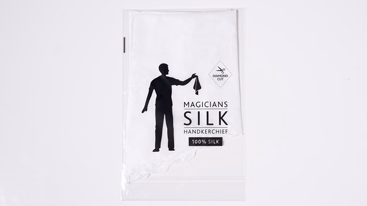 PRO SILK DIAMOND CUT WHITE 18" by Murphy's Magic - magic trick