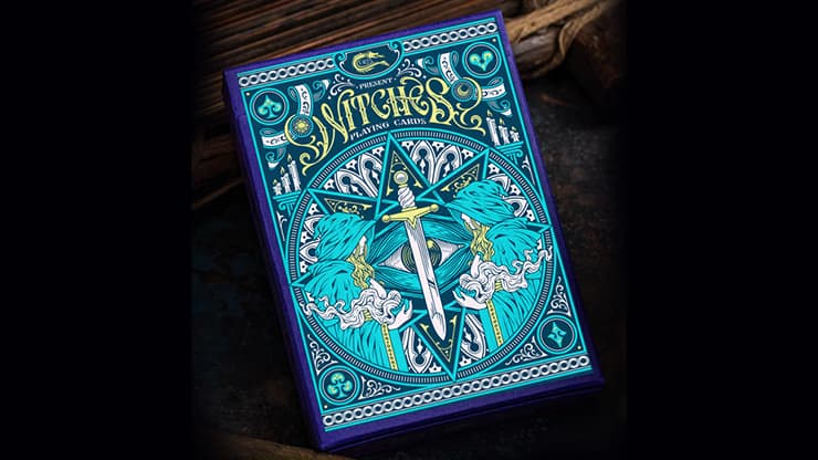 Witches Playing Cards - magic trick