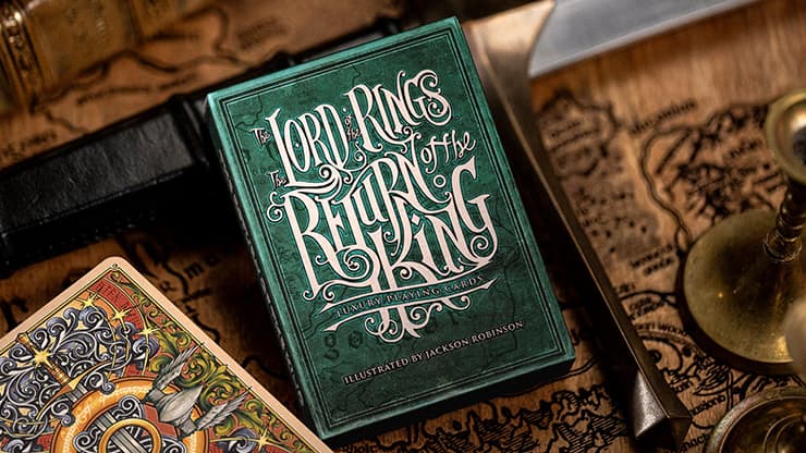 The Lord of the Rings - Return of the King Playing Cards by Kings Wild Project(Green) - magic trick