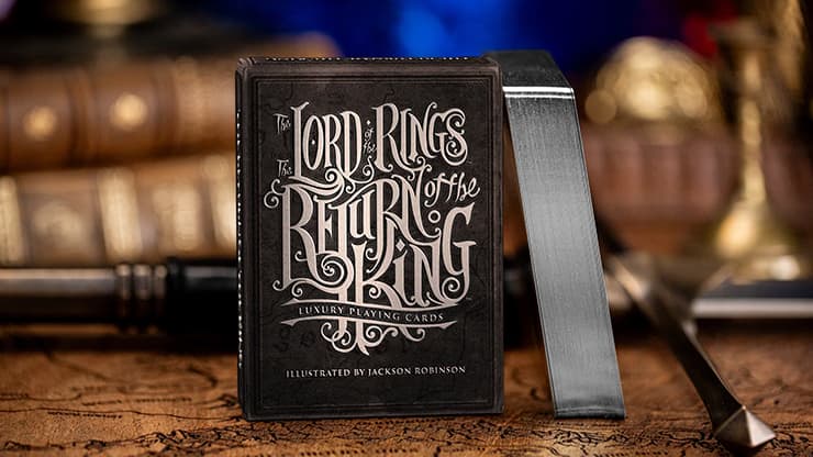 The Lord of the Rings - Return of the King Playing Cards (Black Gilded Edition) by Kings Wild - magic trick