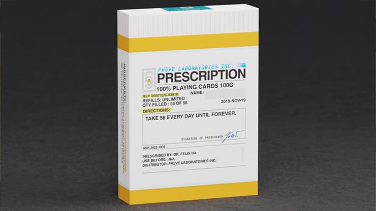 PRESCRIPTION Playing Cards - magic trick
