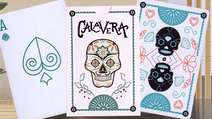 Calavera Playing Cards by PVC - magic trick