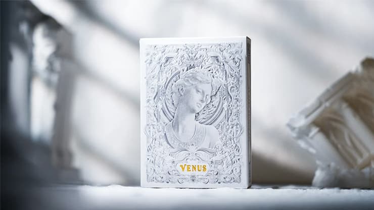 Alabaster Venus Luxury Playing Cards by TCC Fashion - magic trick