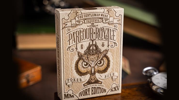 The Parlour Royale Ivory Edition (Red Edge Printing) Playing Cards - magic trick