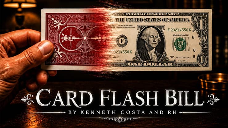 Card Flash Bill by Kenneth Costa and RH video DOWNLOAD - magic trick