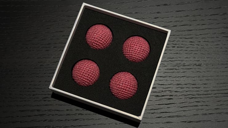 Shining Crochet Balls (Light Pink) by JT Magic - magic trick