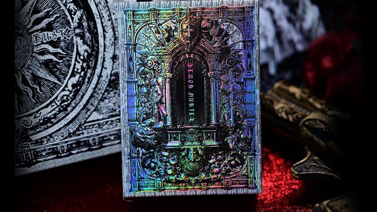 Trinity of Night - Demon Hunter HOLO Playing Cards by Evokad - magic trick