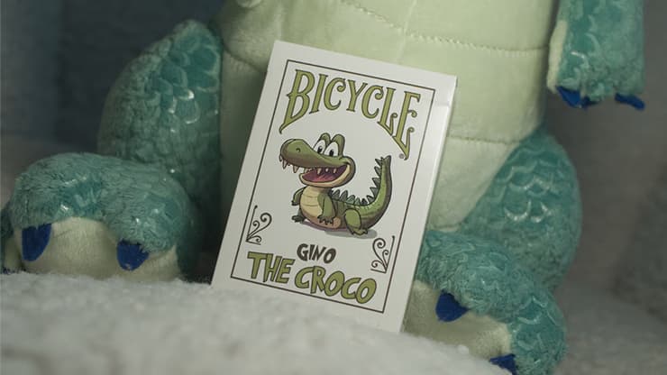 Bicycle Gino the Croco Playing Cards - magic trick