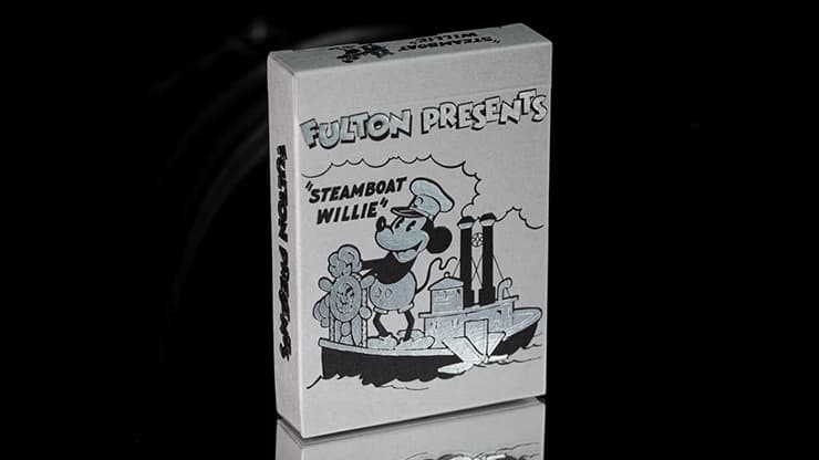 FULTON PRESENTS STEAMBOAT WILLIE PLAYING CARDS - magic trick