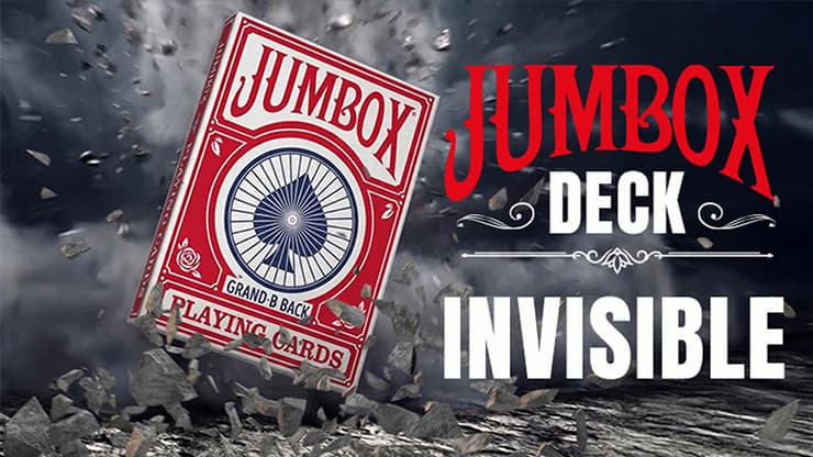 Jumbox Invisible Deck (Red) by Magic Dream - magic trick