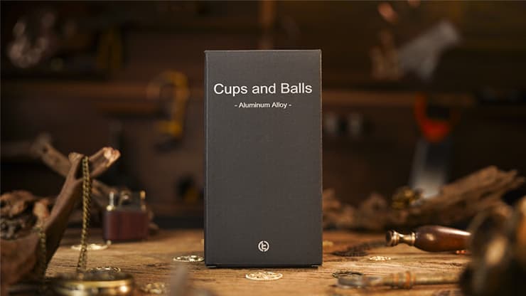 Aluminum Alloy Cups and Balls Set by TCC Magic - magic trick