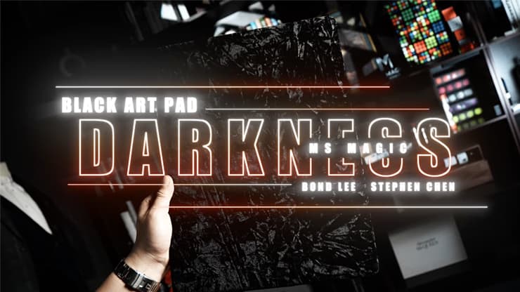Darkness - Black Art Close-up Pad Set (Medium) by Bond Lee & Stephen Chan - magic trick