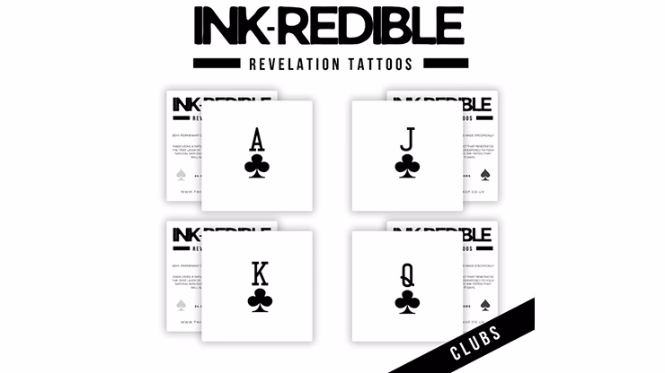Ink-Redible Revelation Tattoos (Clubs) by Twisted Minds - magic trick