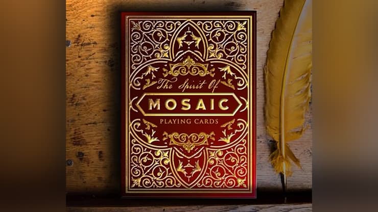 The Spirit of The Mosaic (Red) Playing Cards - magic trick