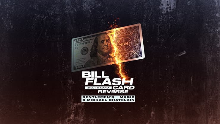 Bill Flash Card by Gentlemen's Magic X Michael Chatelain - magic trick