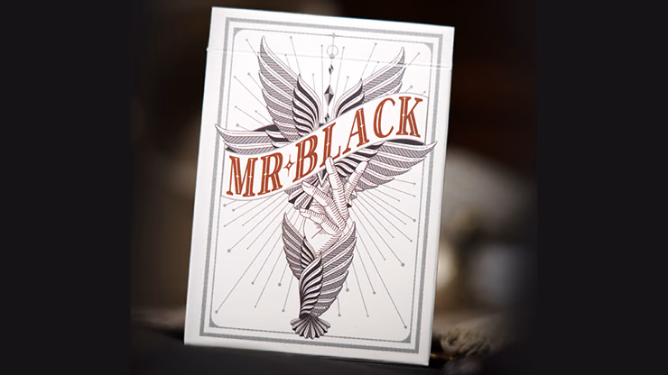 Mr. Black V2 (Gray) Playing Cards - magic trick
