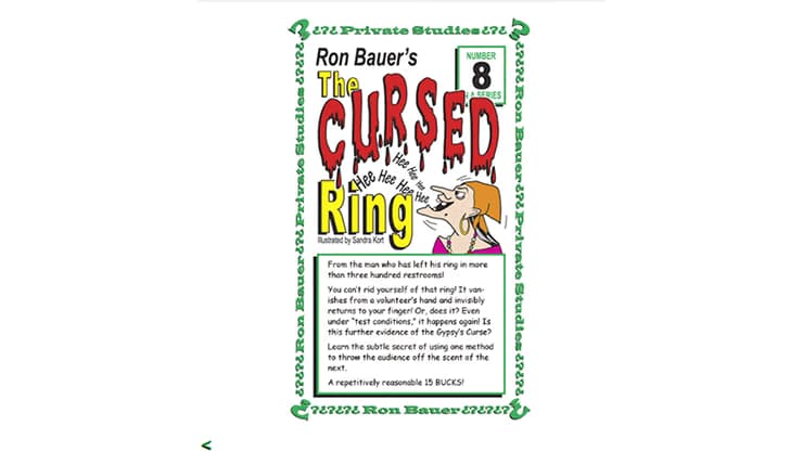 Ron Bauer Series: #8 - The Cursed Ring - magic trick