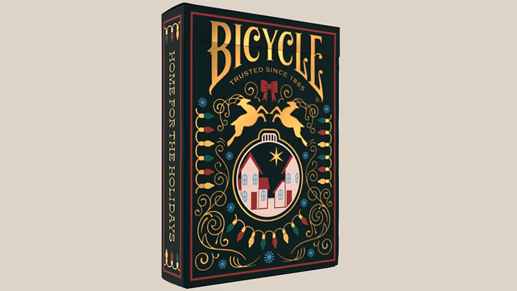 Bicycle Home for the Holidays Playing Cards by US Playing Cards - magic trick