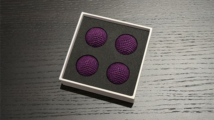 Shining Crochet Balls (Dark Purple) by JT Magic - magic trick