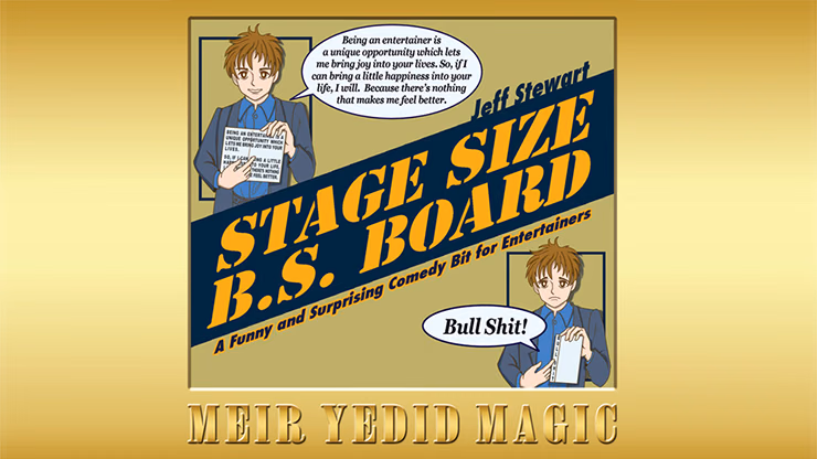 Stage Size B.S. Board by Jeff Stewart - magic trick