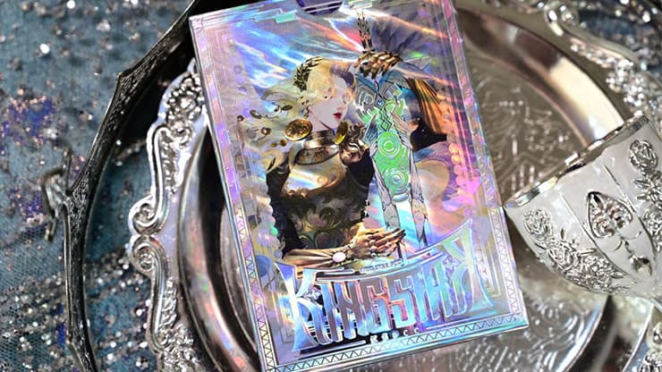King Arthur V2 (Silver Fairyland) Playing Cards by KING STAR - magic trick