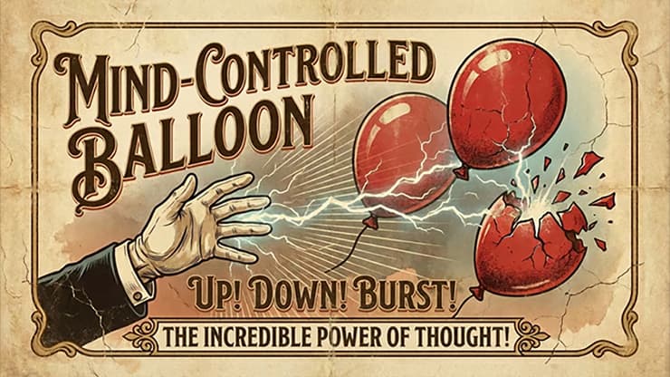 Mind Control Balloon - magic trick