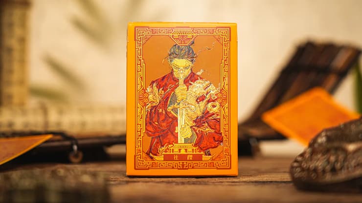 Ancient Relics Seat Playing Card by 52 Muse (Orange) - magic trick