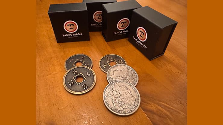Inflation Replica Morgan Dollar by Tango Magic - magic trick