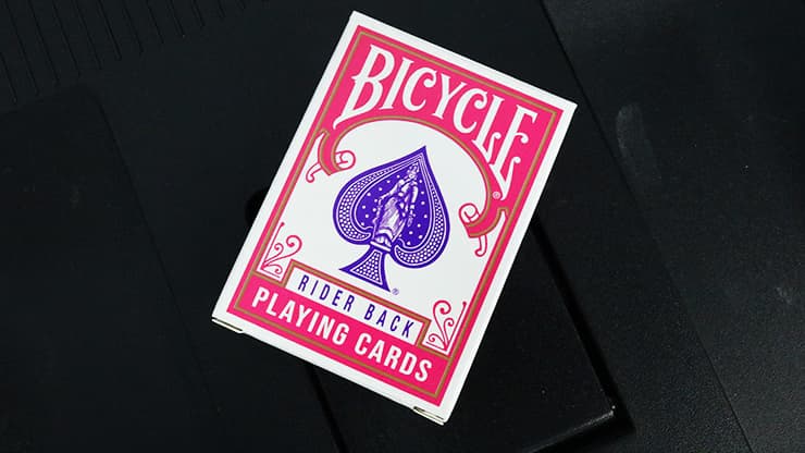 Mini Bicycle Cards (Fuchsia) - magic trick